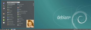 DEBIAN 8 (Jessie) LTS | Menu principal Cinnamon