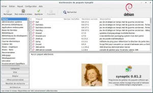 DEBIAN 8 LTS | Synaptic - Gestionnaire de paquets et Logiciels