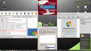 PlayOnLinux 4.2.2 + Wine 1.6.2 | Linux Mint 17.2 Cinnamon