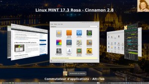 Linux MINT 17.3 LTS 64-b | Cinnamon 2.8.6 | Commutateur d'applications (Alt+Tab)