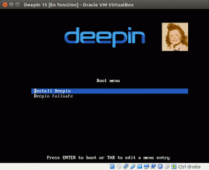 DEEPIN 15 : Installation dans VirtualBox 5 | GIF animé