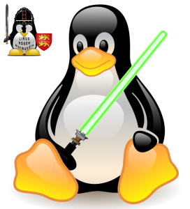 Tous derrière Tux ! Que la Force lumineuse de Linux et du Logiciel Libre soit avec nous, pour toujours !