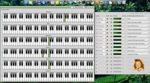 KMid 2.4.0 – Lecteur libre MIDI/Karaoké | Fenêtres Piano virtuel + Canaux MIDI sur autre bureau que la fenêtre principale