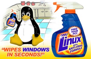 LINUX nettoie les Windows en quelques secondes !