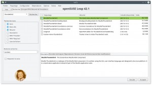 openSUSE Leap 42.1 | YaST2 : Installer et supprimer des logiciels