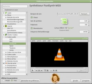 Linux MINT 18.0 – Cinnamon : VLC 2.2.2 avec VLC-plugin-soundfont
